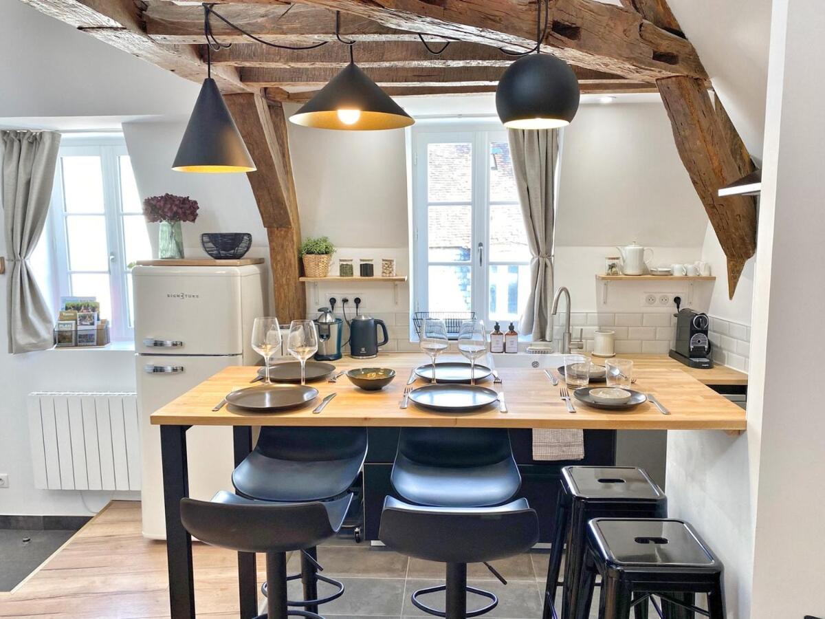 Le Repere Des Sommeliers - Sejour A Auxerre Apartment Exterior photo