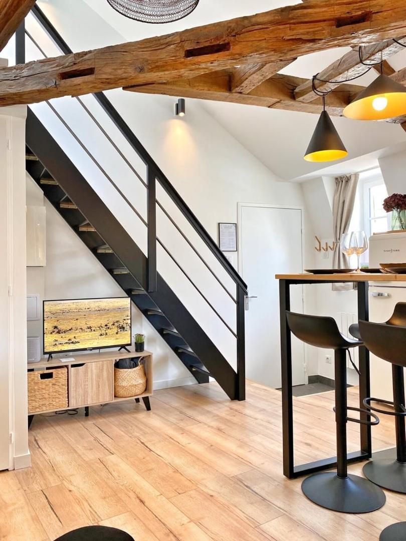Le Repere Des Sommeliers - Sejour A Auxerre Apartment Exterior photo